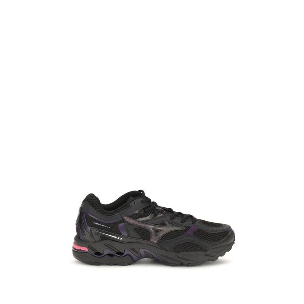 MIZUNO Black Fabric Athletic Men's Sneakers